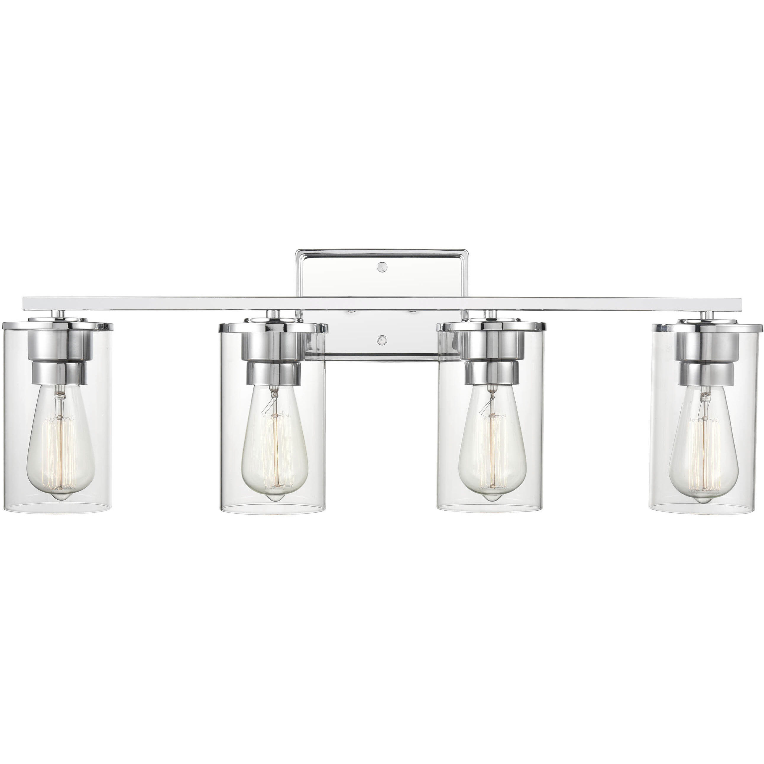 Verlana 4 Light 27.63 inch Chrome Bathroom Vanity Light Wall Light